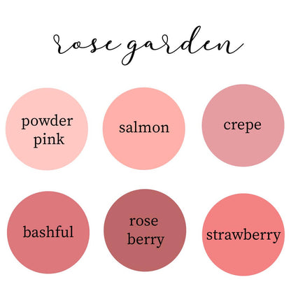 Rose Garden Personalized Color Blanket
