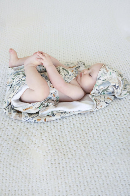 Embroidered Bamboo Hooded Towel | Into The Wild