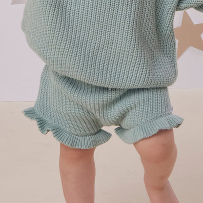 Sage Organic Cotton Knit Bloomers