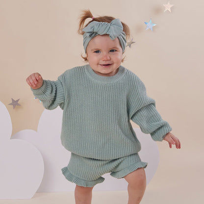Sage Organic Cotton Knit Bloomers