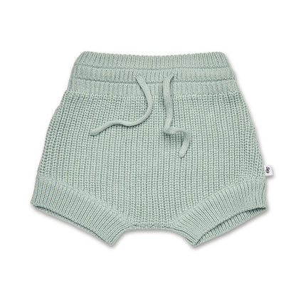Sage Organic Cotton Knit Shorts