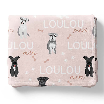 Personalized Kids Blankets | Dog Breeds