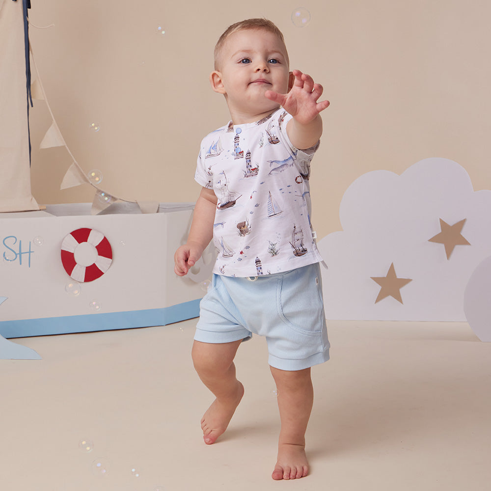 Set Sail Organic Short Sleeve Top