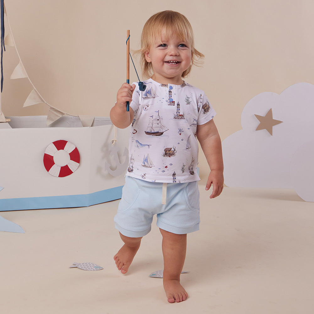 Set Sail Organic Short Sleeve Top