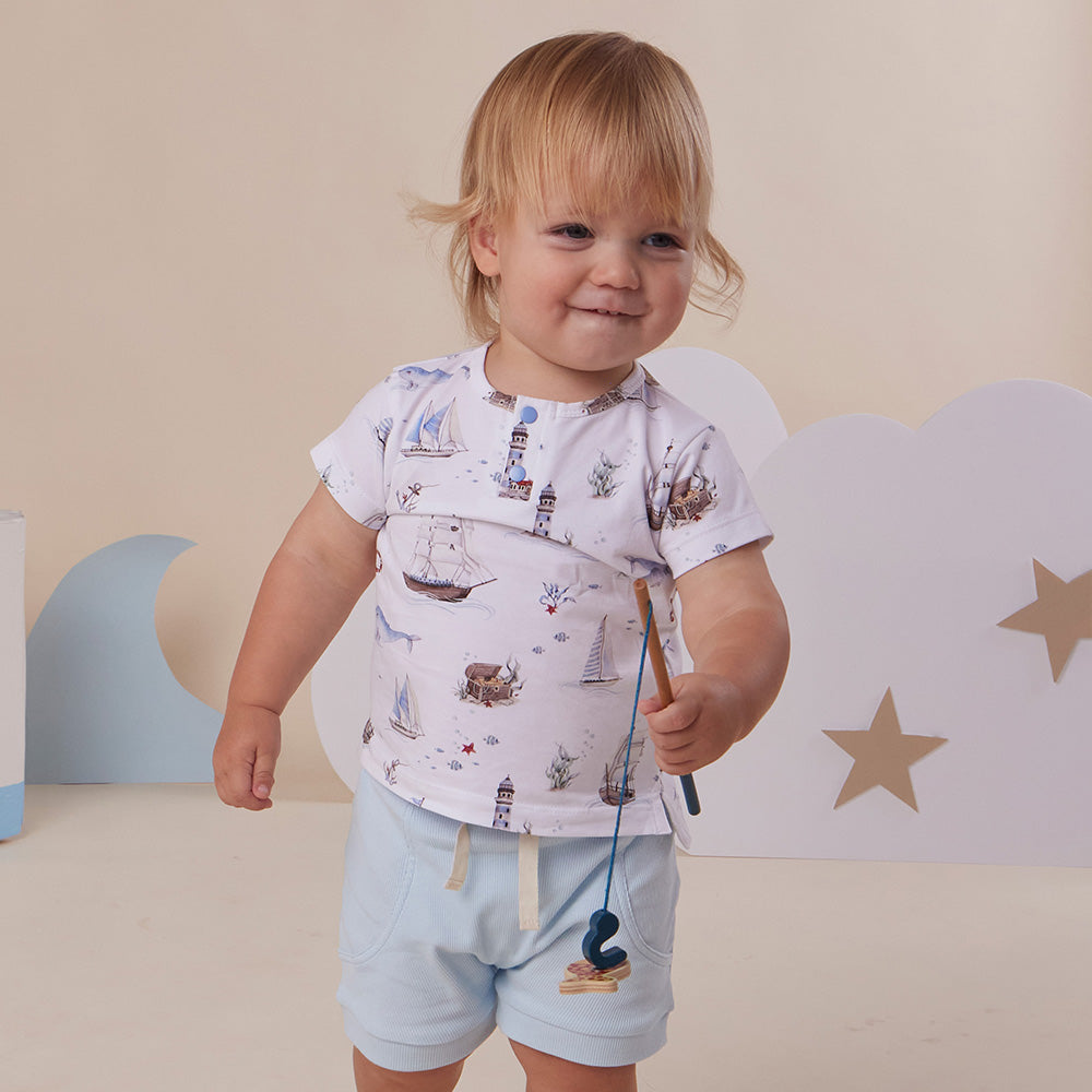 Set Sail Organic Short Sleeve Top
