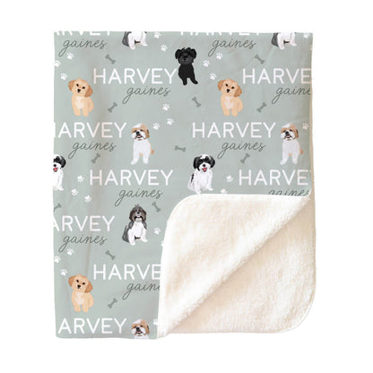 Personalized Kids Blankets | Dog Breeds