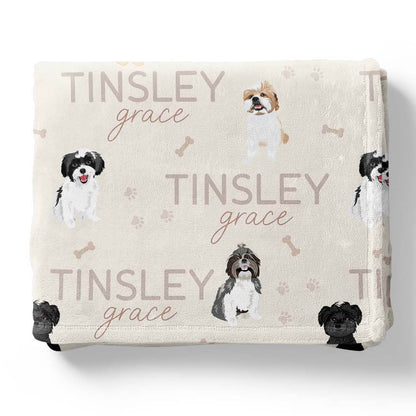 Personalized Kids Blankets | Dog Breeds