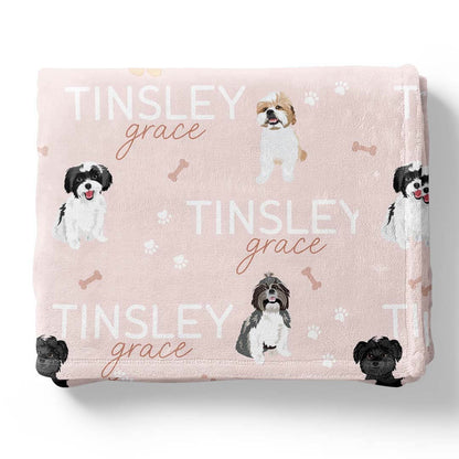 Personalized Kids Blankets | Dog Breeds