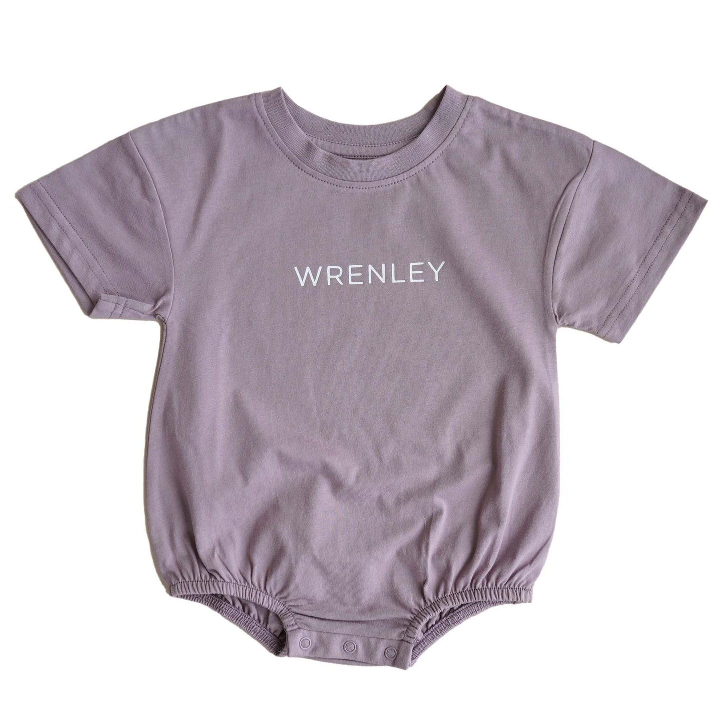 Personalized Short Sleeve Bubble Romper | Sweet & Sassy
