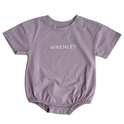 Personalized Short Sleeve Bubble Romper | Sweet & Sassy
