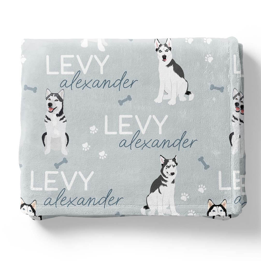 Personalized Kids Blankets | Dog Breeds