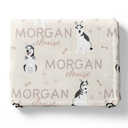 Personalized Kids Blankets | Dog Breeds