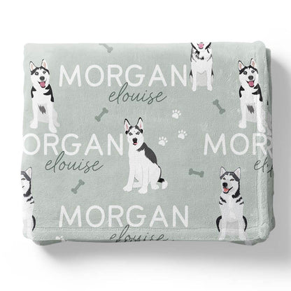 Personalized Kids Blankets | Dog Breeds
