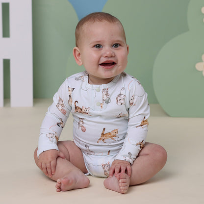 Kittens Long Sleeve Organic Bodysuit