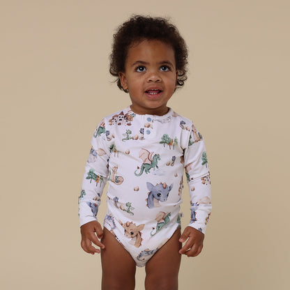 Dragon Long Sleeve Organic Bodysuit