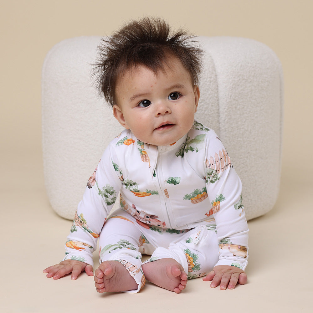 Farm Organic Snugglesuit Convertible Romper