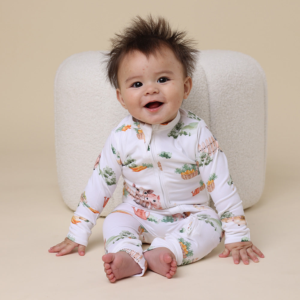 Farm Organic Snugglesuit Convertible Romper