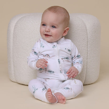 Turtle Organic Snugglesuit Convertible Romper