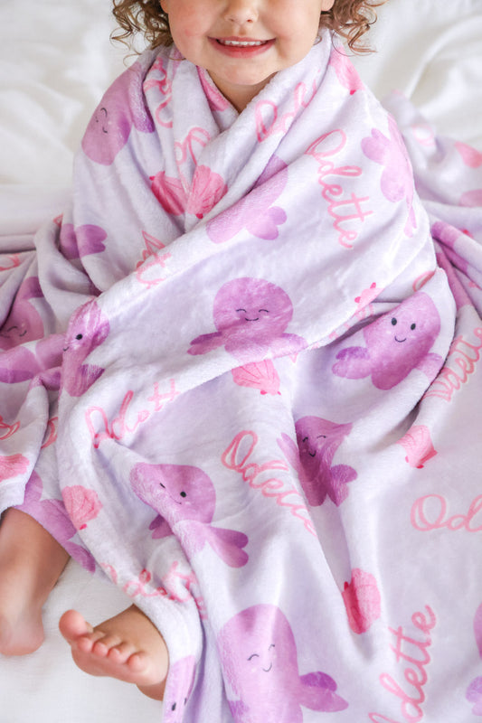 Personalized Kids Blanket | Sea Snuggles