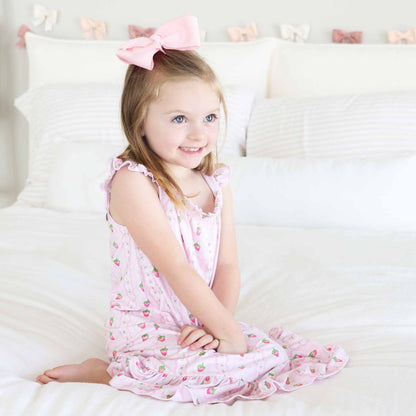 Full Length Ruffle Nightgown | Berry Sweet