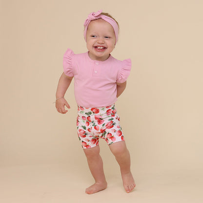 Strawberry Organic Bike Shorts