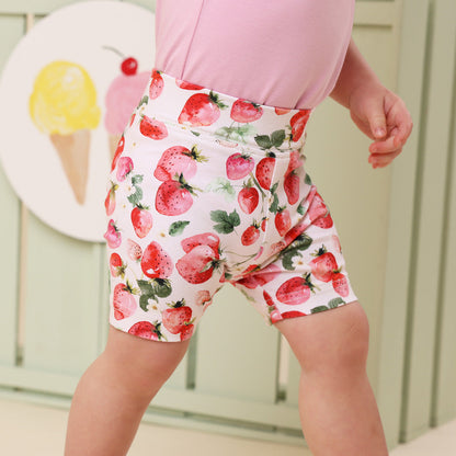 Strawberry Organic Bike Shorts
