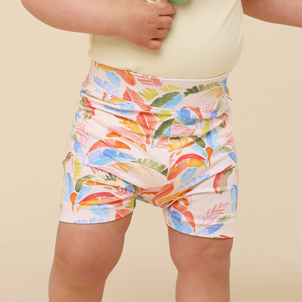 Summer Palm Organic Bike Shorts