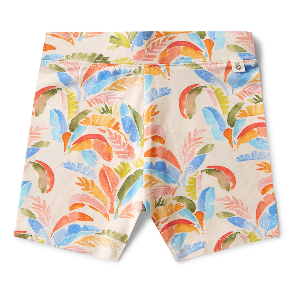 Summer Palm Organic Bike Shorts