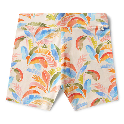 Summer Palm Organic Bike Shorts