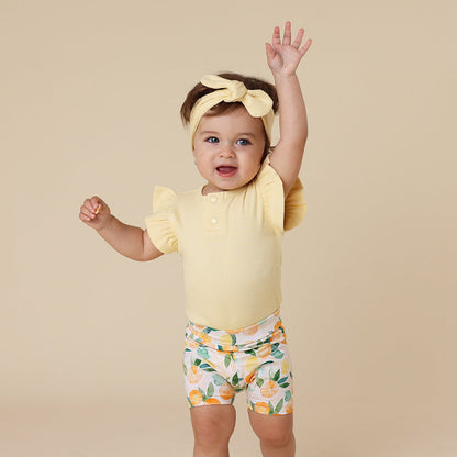 Sunny Citrus Organic Bike Shorts