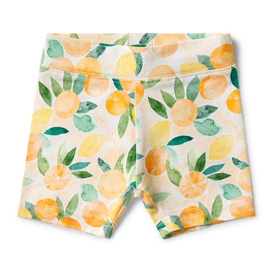 Sunny Citrus Organic Bike Shorts