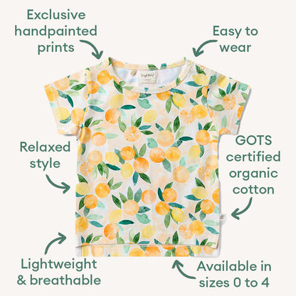 Sunny Citrus Organic T-Shirt