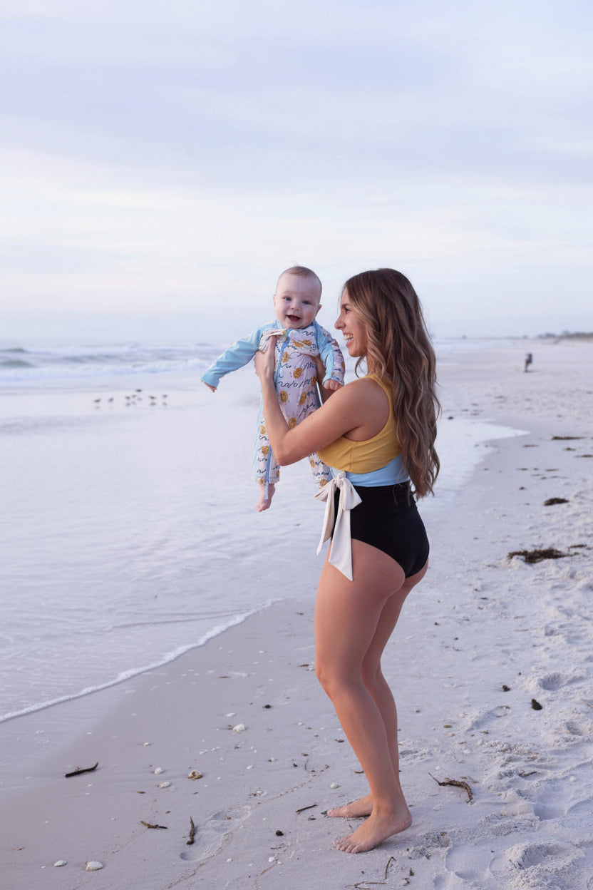 Women's Criss Cross One-Piece Swimsuit | Sun's Out