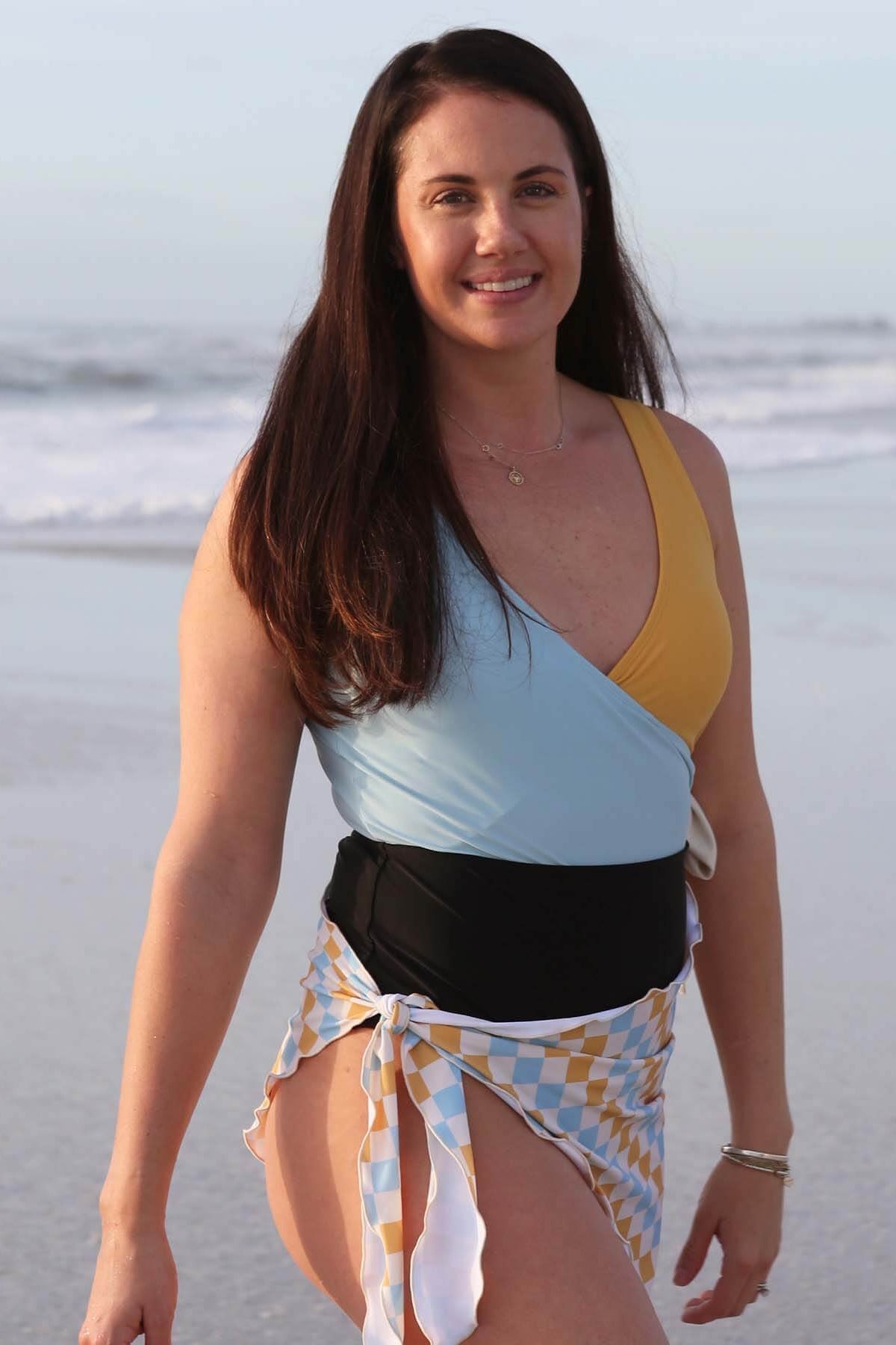 Women's Criss Cross One-Piece Swimsuit | Sun's Out