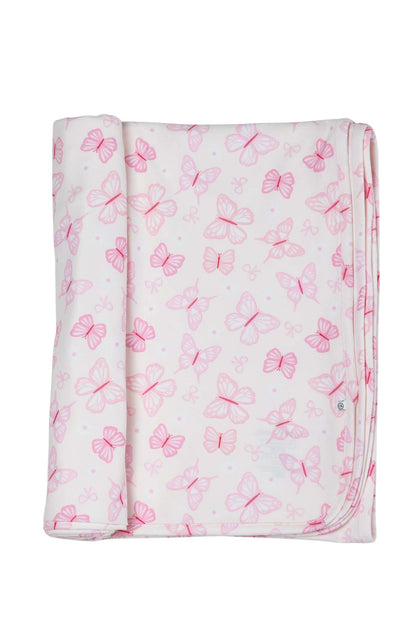Oversized Swaddle Blanket | Blooming Butterflies