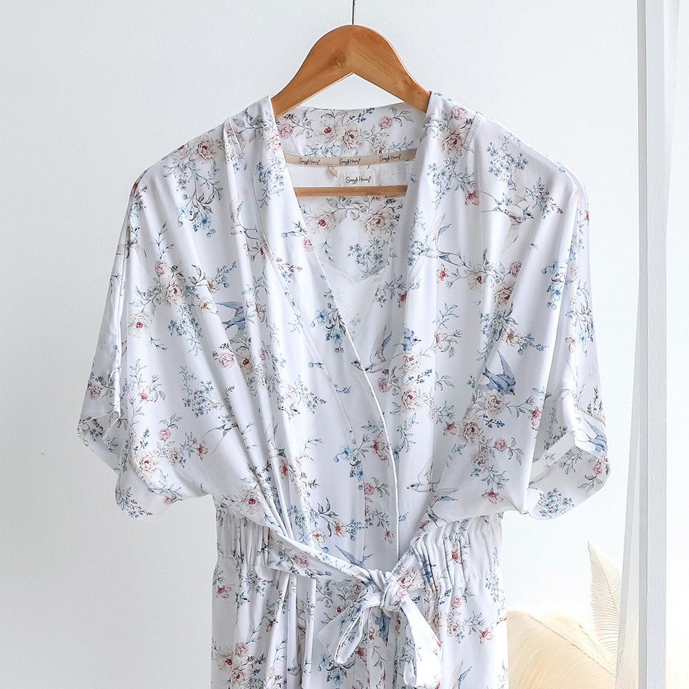 Sweet Swallows Organic Maternity Robe