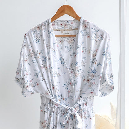 Sweet Swallows Organic Maternity Robe