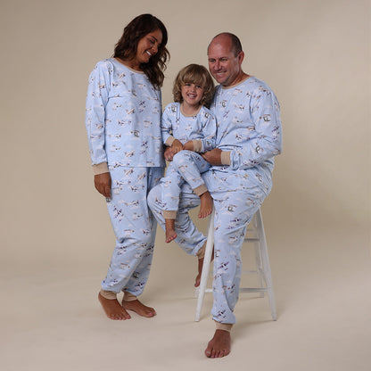 Taking Flight Organic Mens Long Sleeve PJ Set