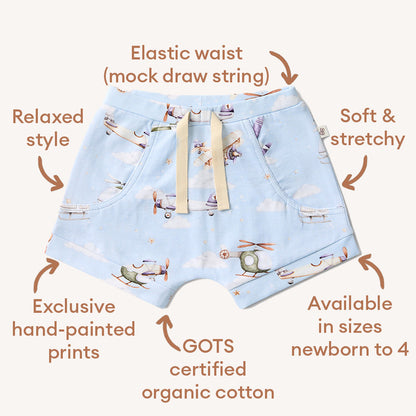 Taking Flight Organic Shorts
