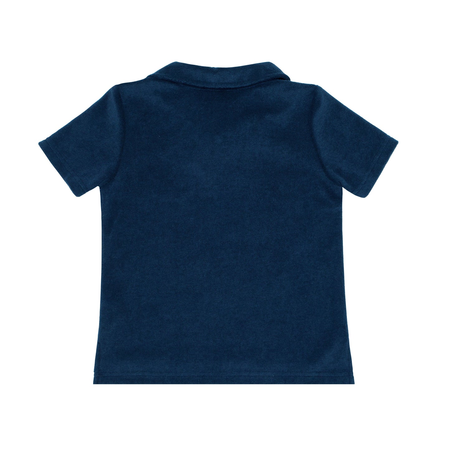 boys navy french terry polo