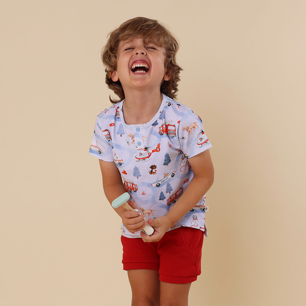 To The Rescue Organic Short Sleeve Top