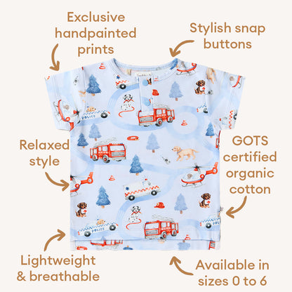 To The Rescue Organic Short Sleeve Top