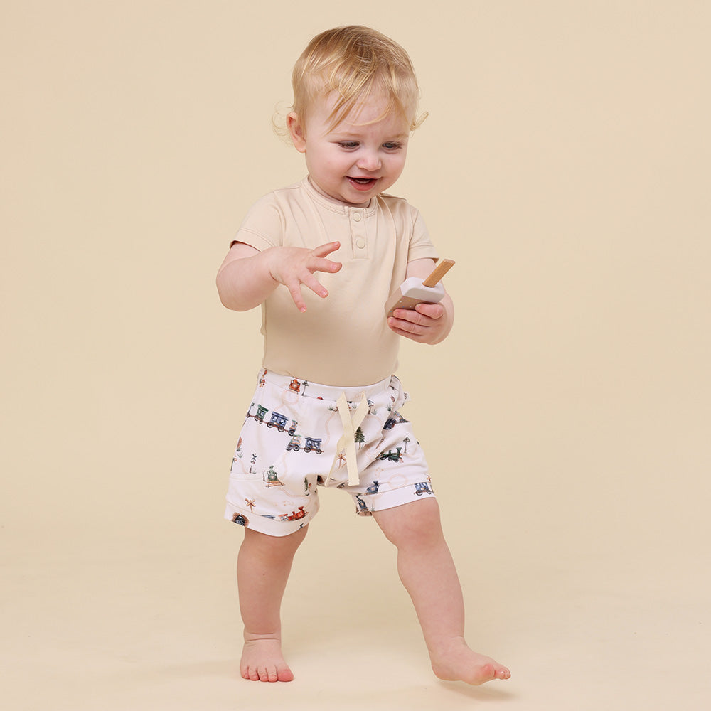 Trains Organic Shorts