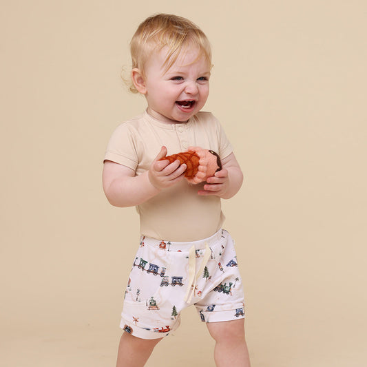 Trains Organic Shorts