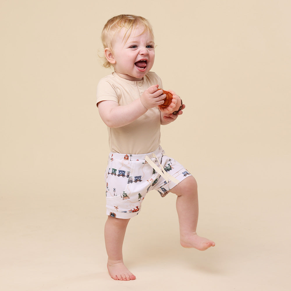 Trains Organic Shorts