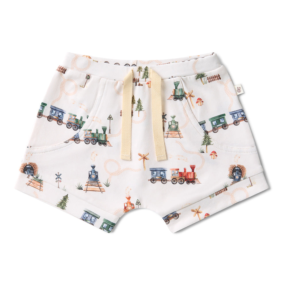 Trains Organic Shorts