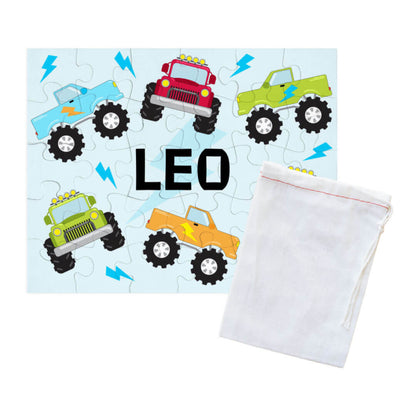 Kids Personalized 30 Piece Puzzle | Truck Rally