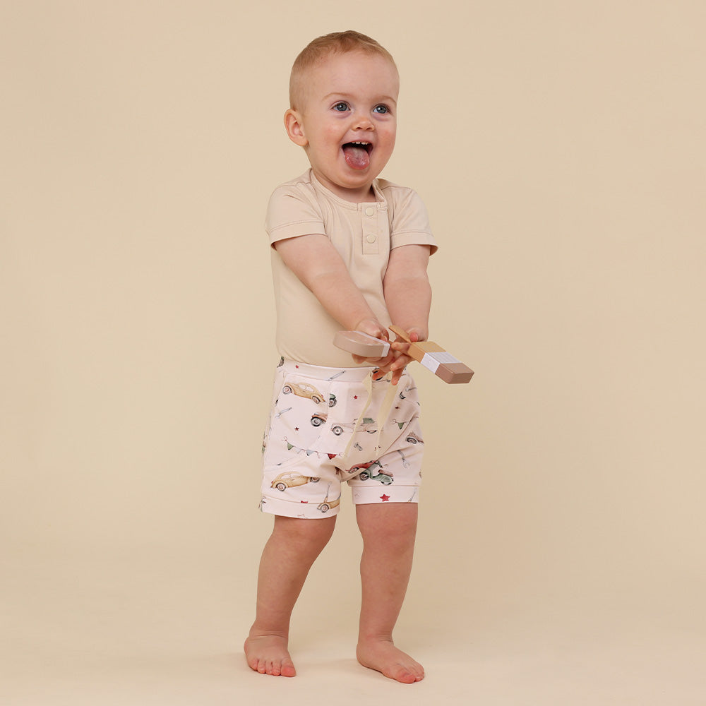 Vintage Cars Organic Shorts