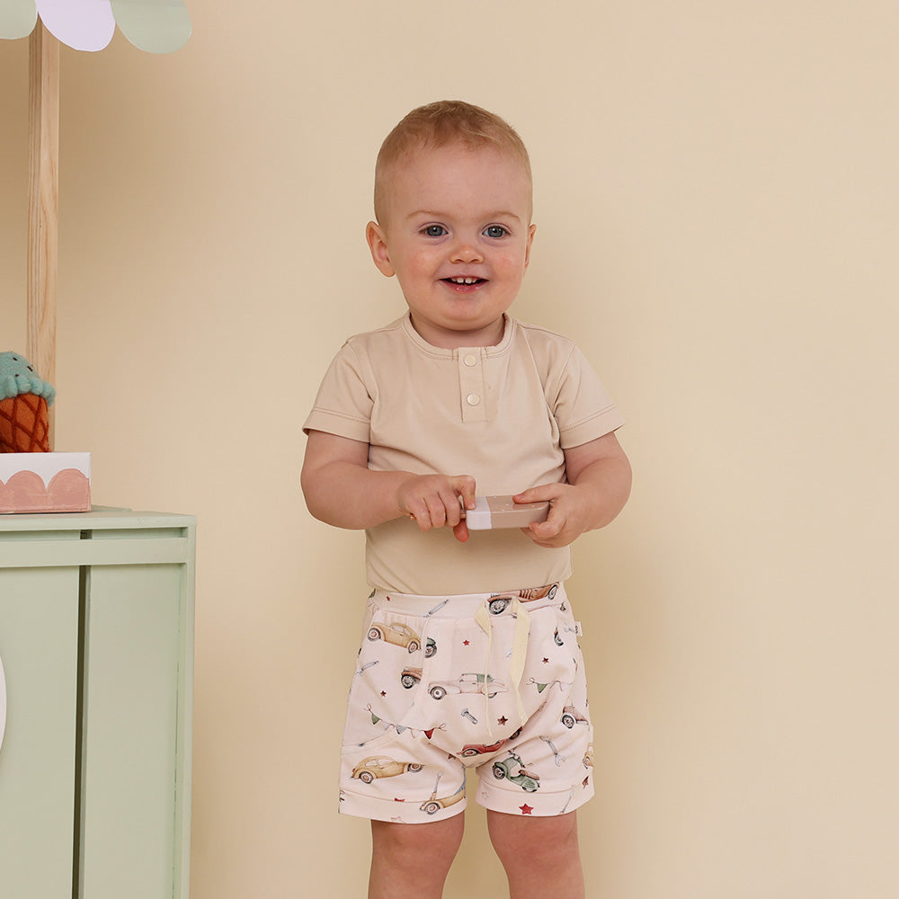 Vintage Cars Organic Shorts