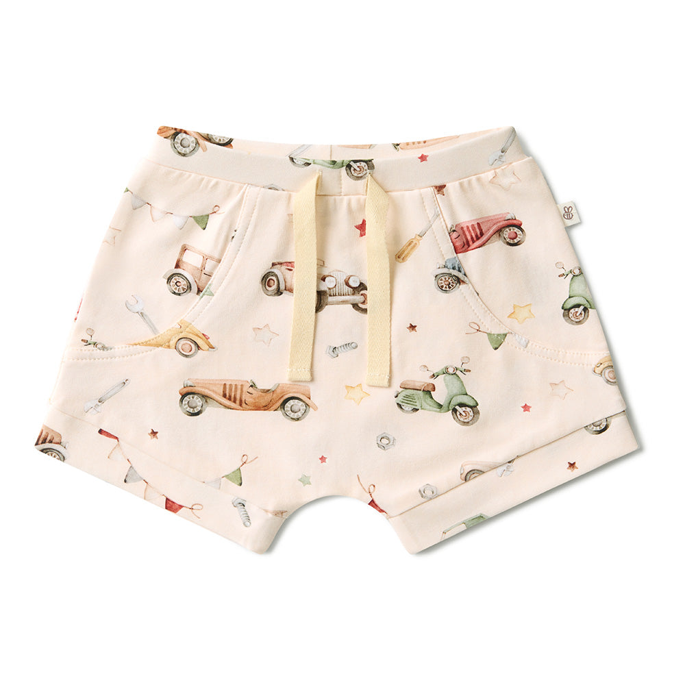 Vintage Cars Organic Shorts
